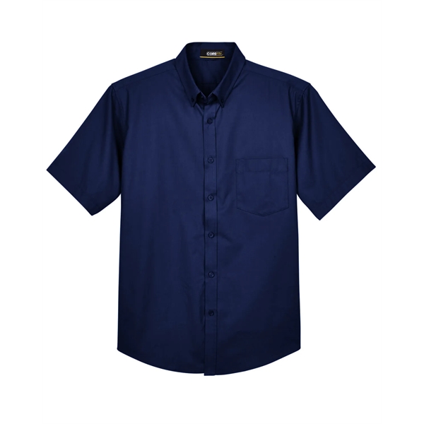 CORE365 Men's Tall Optimum Short-Sleeve Twill Shirt - CORE365 Men's Tall Optimum Short-Sleeve Twill Shirt - Image 9 of 10