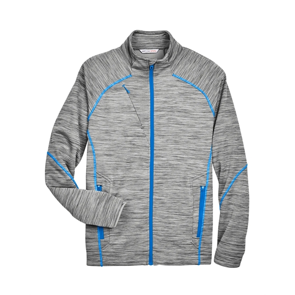 North End Men's Flux Melange Bonded Fleece Jacket - North End Men's Flux Melange Bonded Fleece Jacket - Image 38 of 39