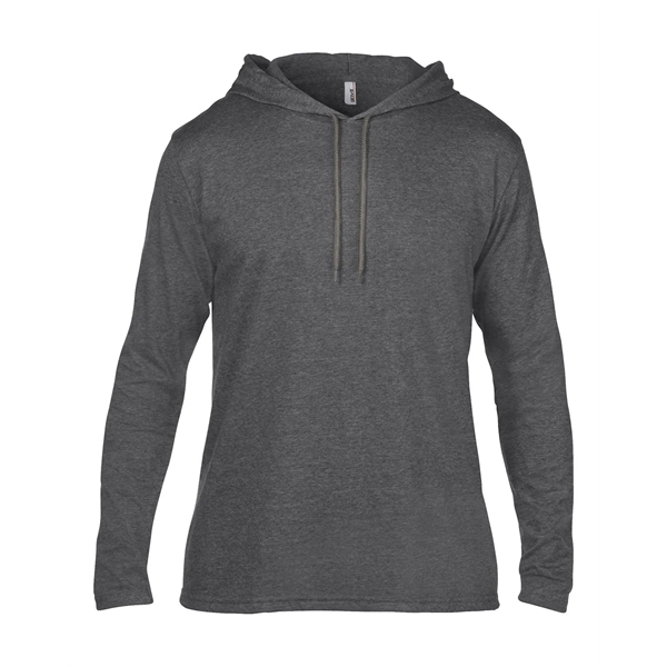 Gildan Adult Lightweight Long-Sleeve Hooded T-Shirt - Gildan Adult Lightweight Long-Sleeve Hooded T-Shirt - Image 40 of 51