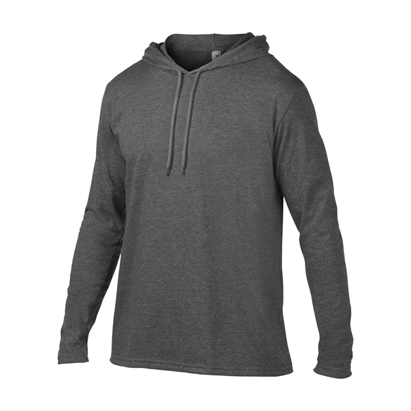 Gildan Adult Lightweight Long-Sleeve Hooded T-Shirt - Gildan Adult Lightweight Long-Sleeve Hooded T-Shirt - Image 42 of 51