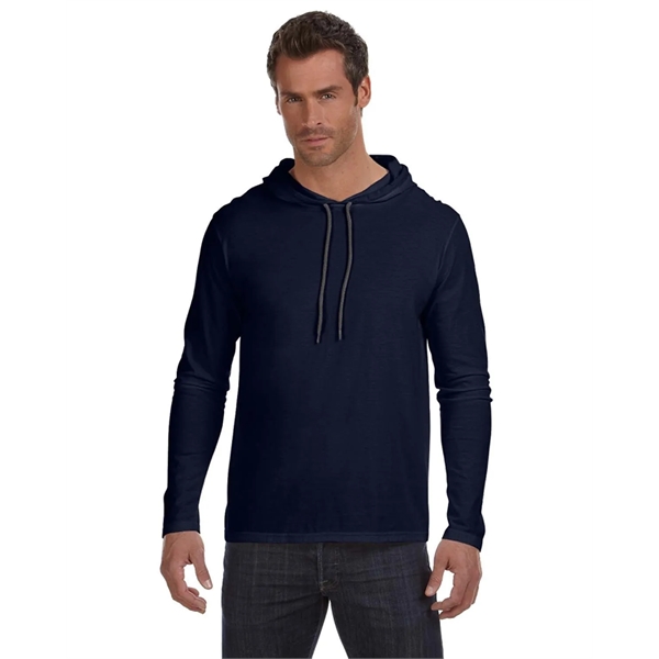 Gildan Adult Lightweight Long-Sleeve Hooded T-Shirt - Gildan Adult Lightweight Long-Sleeve Hooded T-Shirt - Image 28 of 51