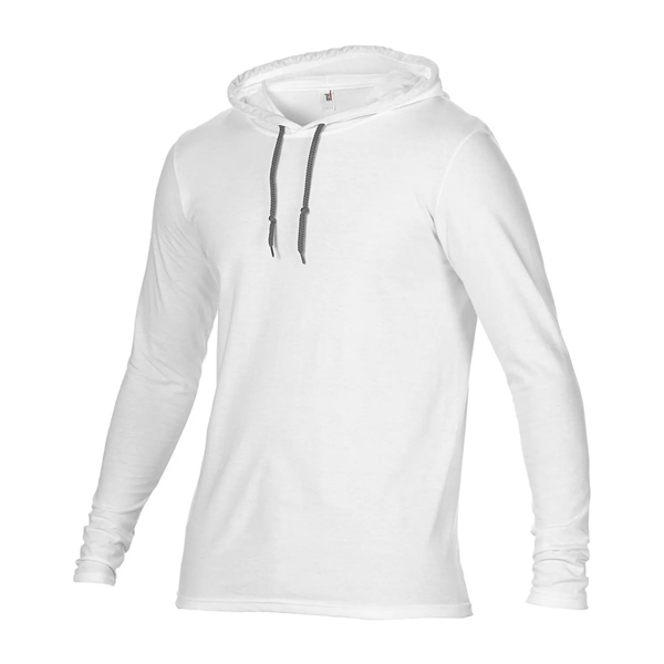 Gildan Adult Lightweight Long-Sleeve Hooded T-Shirt - Gildan Adult Lightweight Long-Sleeve Hooded T-Shirt - Image 48 of 51