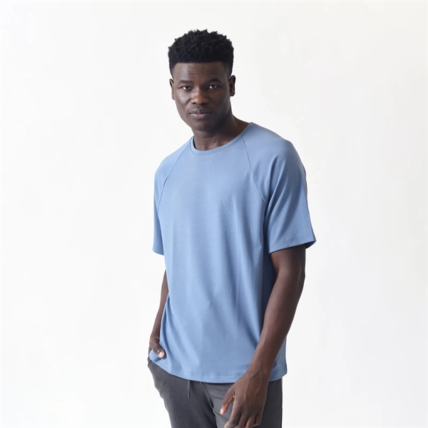 Men's Bamboo Ultra-Soft Raglan Tee - Men's Bamboo Ultra-Soft Raglan Tee - Image 4 of 9