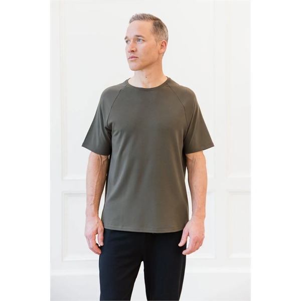 Men's Bamboo Ultra-Soft Raglan Tee - Men's Bamboo Ultra-Soft Raglan Tee - Image 6 of 9