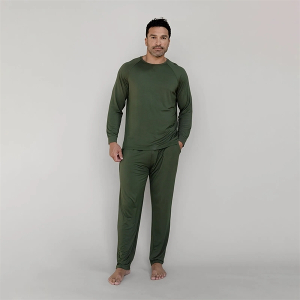 Men's Bamboo Pajama Pant in Stretch-Knit - Men's Bamboo Pajama Pant in Stretch-Knit - Image 4 of 4