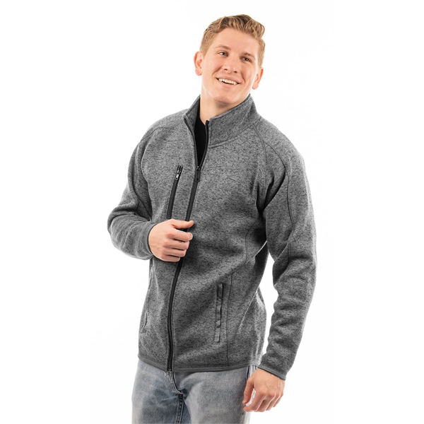 Burnside Men's Sweater Knit Jacket - Burnside Men's Sweater Knit Jacket - Image 30 of 38