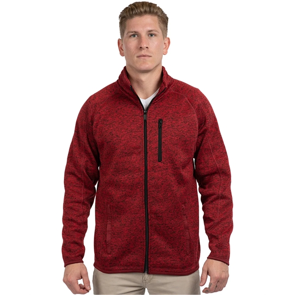 Burnside Men's Sweater Knit Jacket - Burnside Men's Sweater Knit Jacket - Image 17 of 38