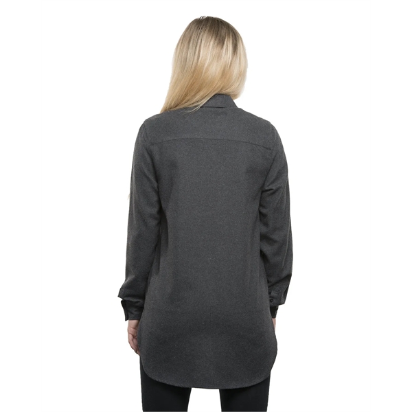 Burnside Ladies' Solid Flannel Shirt - Burnside Ladies' Solid Flannel Shirt - Image 14 of 23
