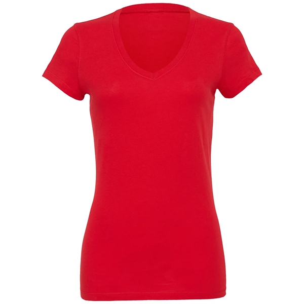 Bella + Canvas Ladies' Jersey Short-Sleeve V-Neck T-Shirt - Bella + Canvas Ladies' Jersey Short-Sleeve V-Neck T-Shirt - Image 84 of 113