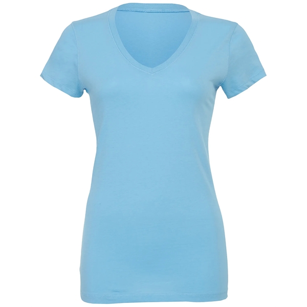 Bella + Canvas Ladies' Jersey Short-Sleeve V-Neck T-Shirt - Bella + Canvas Ladies' Jersey Short-Sleeve V-Neck T-Shirt - Image 90 of 113