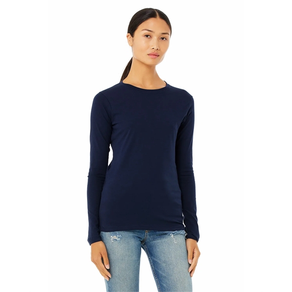 Bella + Canvas Ladies' Jersey Long-Sleeve T-Shirt - Bella + Canvas Ladies' Jersey Long-Sleeve T-Shirt - Image 51 of 68