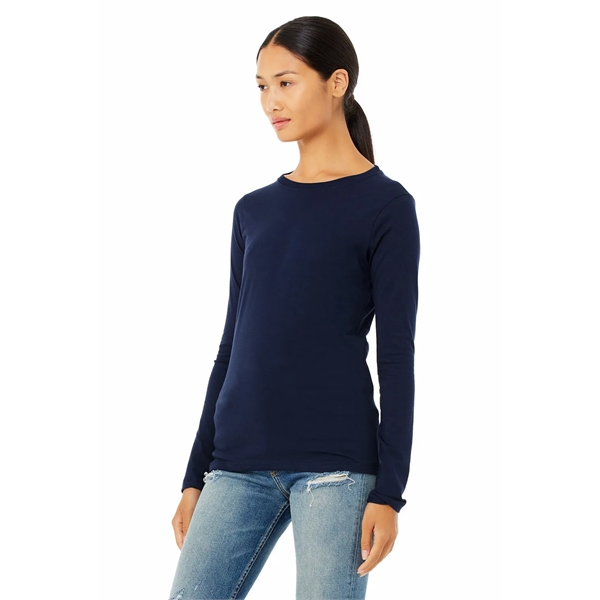 Bella + Canvas Ladies' Jersey Long-Sleeve T-Shirt - Bella + Canvas Ladies' Jersey Long-Sleeve T-Shirt - Image 51 of 68