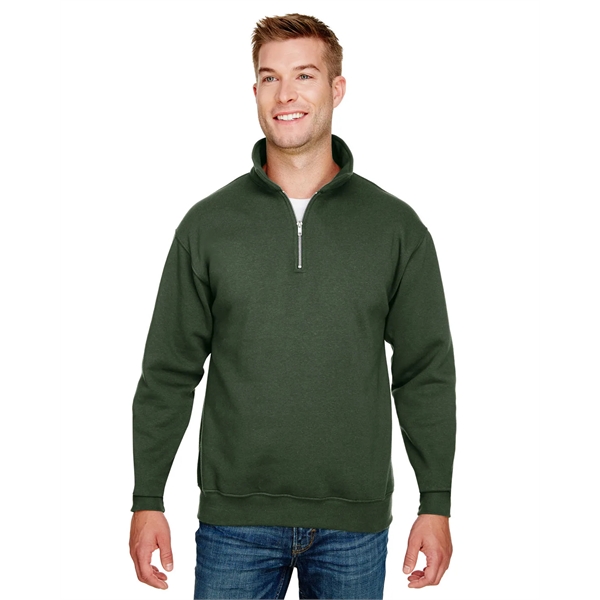 Bayside Unisex USA Made Quarter-Zip Pullover Sweatshirt - Bayside Unisex USA Made Quarter-Zip Pullover Sweatshirt - Image 38 of 42