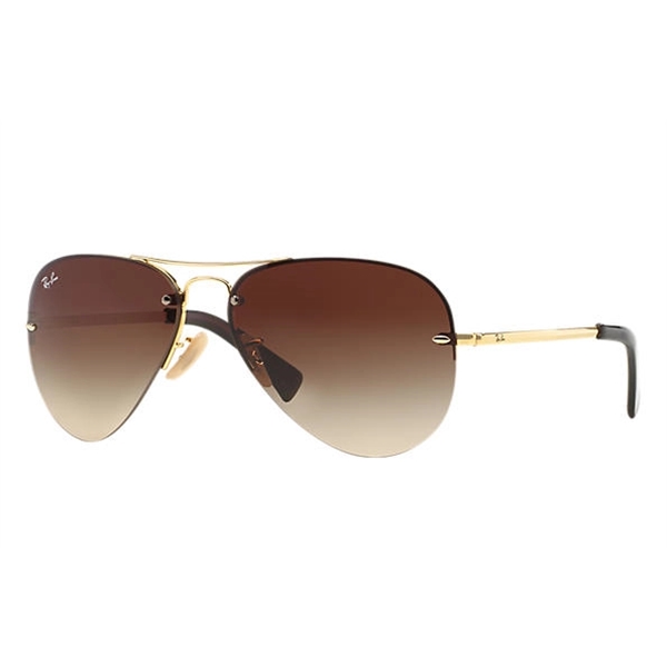 Ray-Ban Semi-Rimless Aviator Sunglasses - Ray-Ban Semi-Rimless Aviator Sunglasses - Image 0 of 2