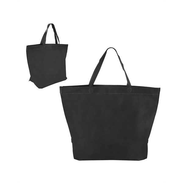 Two-Tone Heat Sealed Non-Woven Tote Bag - Two-Tone Heat Sealed Non-Woven Tote Bag - Image 7 of 13