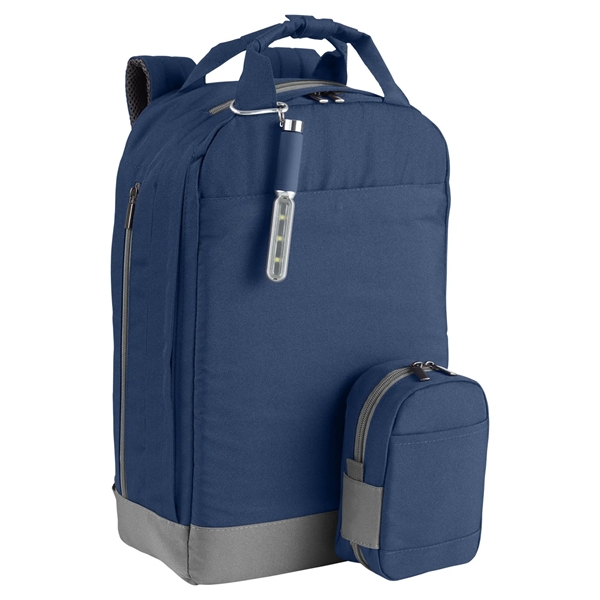 Prime Line Essex Laptop Backpack - Prime Line Essex Laptop Backpack - Image 13 of 14