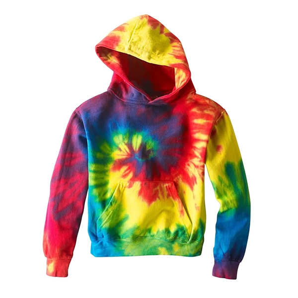 Tie-Dye Youth Pullover Hooded Sweatshirt - Tie-Dye Youth Pullover Hooded Sweatshirt - Image 74 of 83