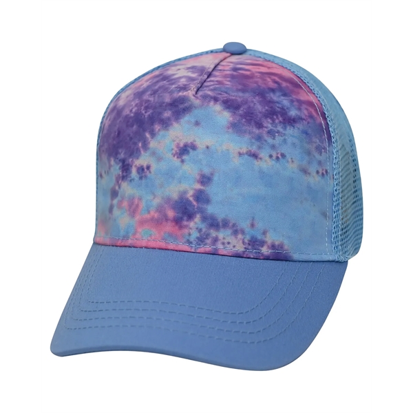 Tie-Dye Adult Trucker Hat - Tie-Dye Adult Trucker Hat - Image 6 of 18