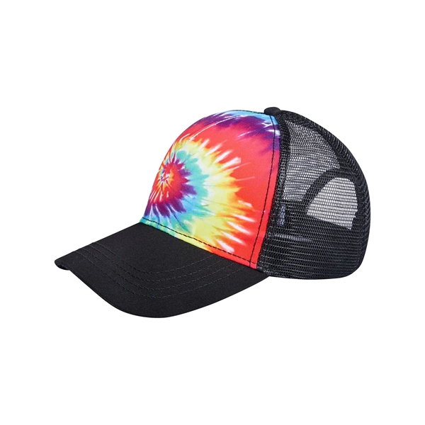 Tie-Dye Adult Trucker Hat - Tie-Dye Adult Trucker Hat - Image 15 of 18