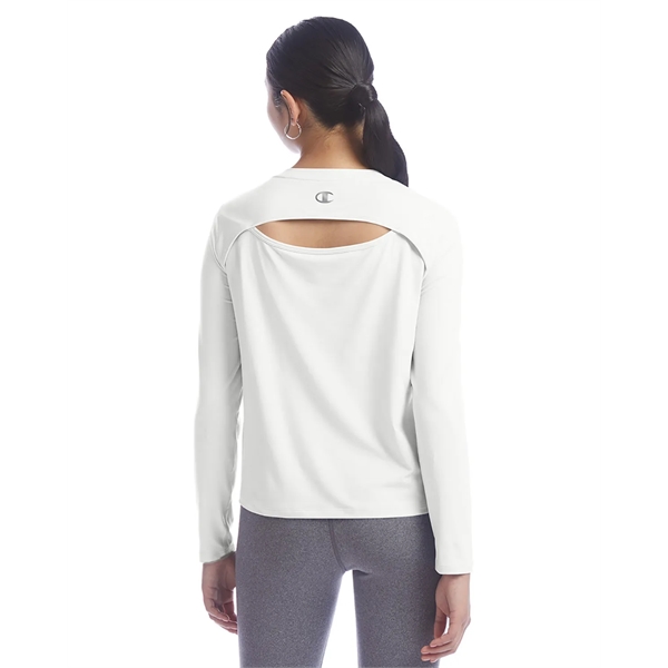 Champion Ladies' Cutout Long Sleeve T-Shirt - Champion Ladies' Cutout Long Sleeve T-Shirt - Image 2 of 15