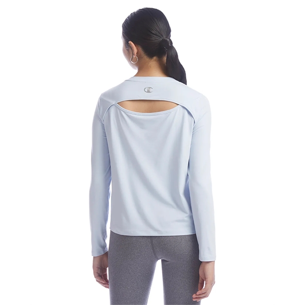 Champion Ladies' Cutout Long Sleeve T-Shirt - Champion Ladies' Cutout Long Sleeve T-Shirt - Image 10 of 15