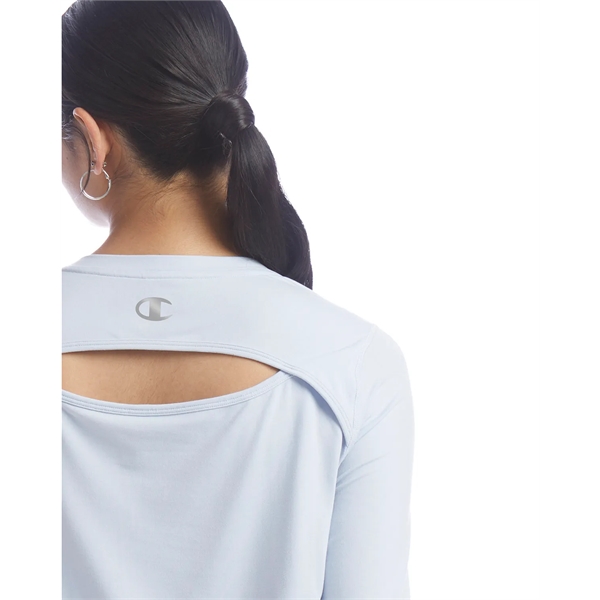 Champion Ladies' Cutout Long Sleeve T-Shirt - Champion Ladies' Cutout Long Sleeve T-Shirt - Image 11 of 15