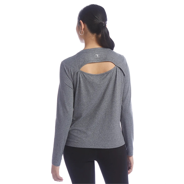 Champion Ladies' Cutout Long Sleeve T-Shirt - Champion Ladies' Cutout Long Sleeve T-Shirt - Image 14 of 15