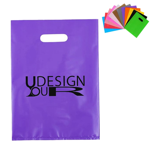 Die Cut Handle Plastic Bags - Die Cut Handle Plastic Bags - Image 0 of 1