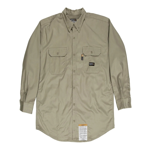 Berne Men's Flame-Resistant Button-Down Work Shirt - Berne Men's Flame-Resistant Button-Down Work Shirt - Image 2 of 6