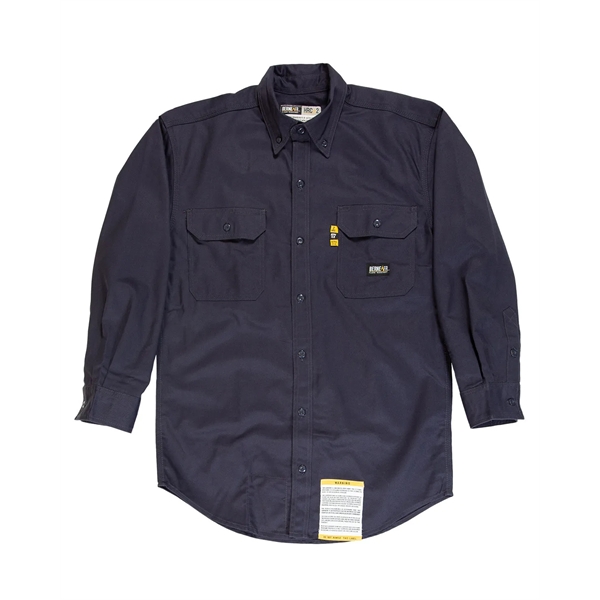 Berne Men's Flame-Resistant Button-Down Work Shirt - Berne Men's Flame-Resistant Button-Down Work Shirt - Image 3 of 6