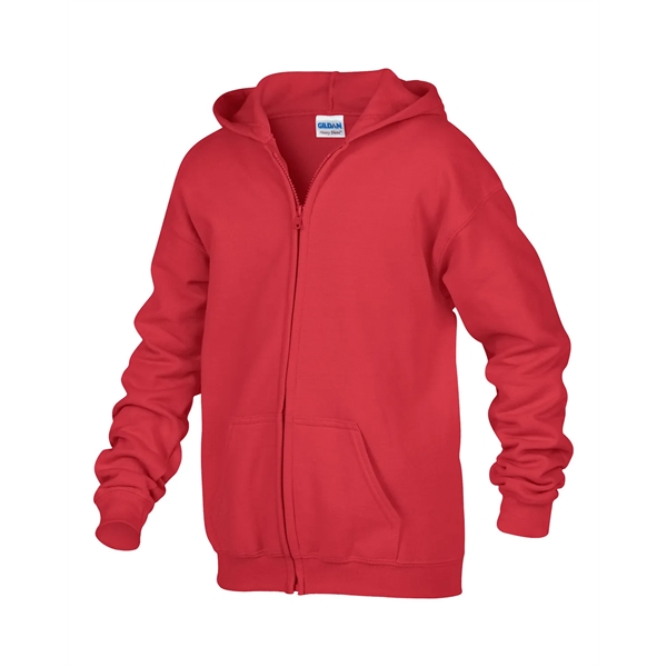 Gildan Youth Heavy Blend™ Full-Zip Hooded Sweatshirt - Gildan Youth Heavy Blend™ Full-Zip Hooded Sweatshirt - Image 11 of 34