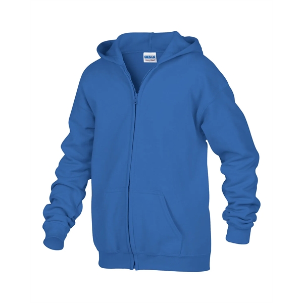 Gildan Youth Heavy Blend™ Full-Zip Hooded Sweatshirt - Gildan Youth Heavy Blend™ Full-Zip Hooded Sweatshirt - Image 17 of 34