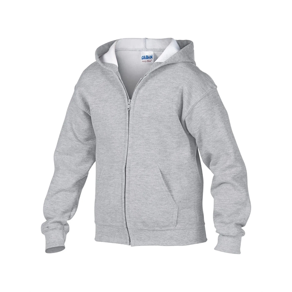 Gildan Youth Heavy Blend™ Full-Zip Hooded Sweatshirt - Gildan Youth Heavy Blend™ Full-Zip Hooded Sweatshirt - Image 29 of 34