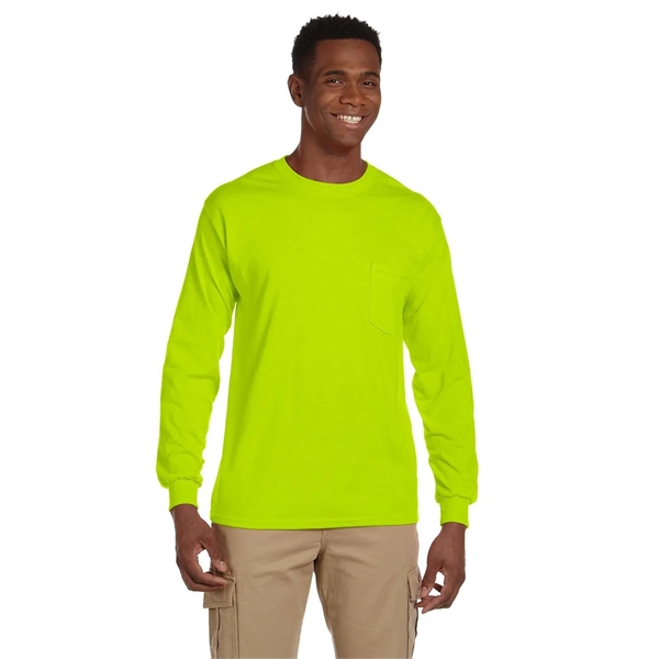 Gildan Adult Ultra Cotton® Long-Sleeve Pocket T-Shirt - Gildan Adult Ultra Cotton® Long-Sleeve Pocket T-Shirt - Image 23 of 48