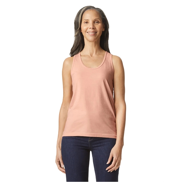 Gildan Ladies' Softstyle CVC Racerback Tank - Gildan Ladies' Softstyle CVC Racerback Tank - Image 3 of 23