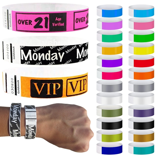 Custom Premium Paper Wristbands - Custom Premium Paper Wristbands - Image 2 of 5