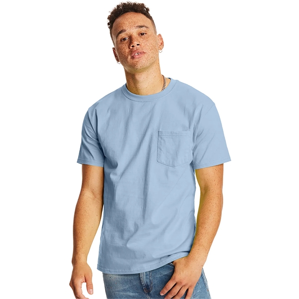 Hanes Men's Authentic-T Pocket T-Shirt - Hanes Men's Authentic-T Pocket T-Shirt - Image 52 of 107