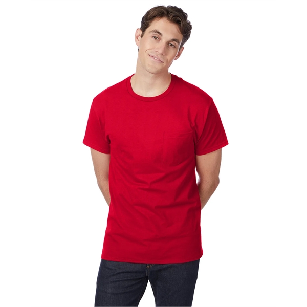 Hanes Men's Authentic-T Pocket T-Shirt - Hanes Men's Authentic-T Pocket T-Shirt - Image 56 of 107