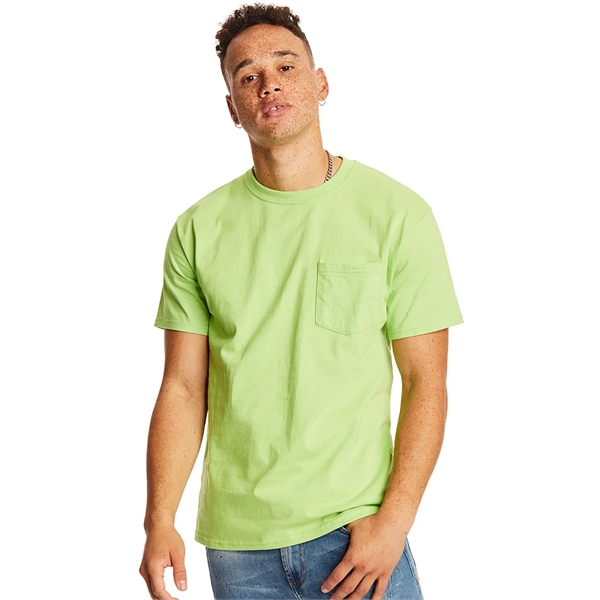 Hanes Men's Authentic-T Pocket T-Shirt - Hanes Men's Authentic-T Pocket T-Shirt - Image 60 of 107