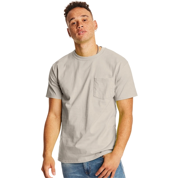 Hanes Men's Authentic-T Pocket T-Shirt - Hanes Men's Authentic-T Pocket T-Shirt - Image 64 of 107