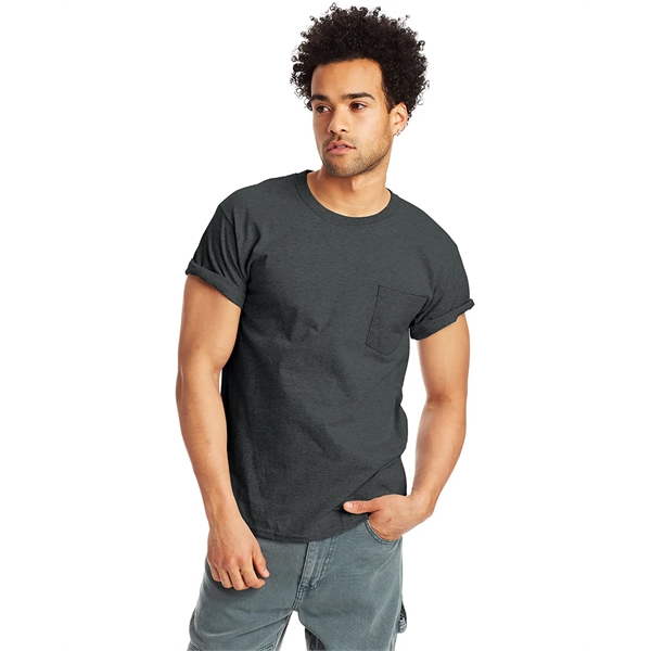 Hanes Men's Authentic-T Pocket T-Shirt - Hanes Men's Authentic-T Pocket T-Shirt - Image 68 of 107