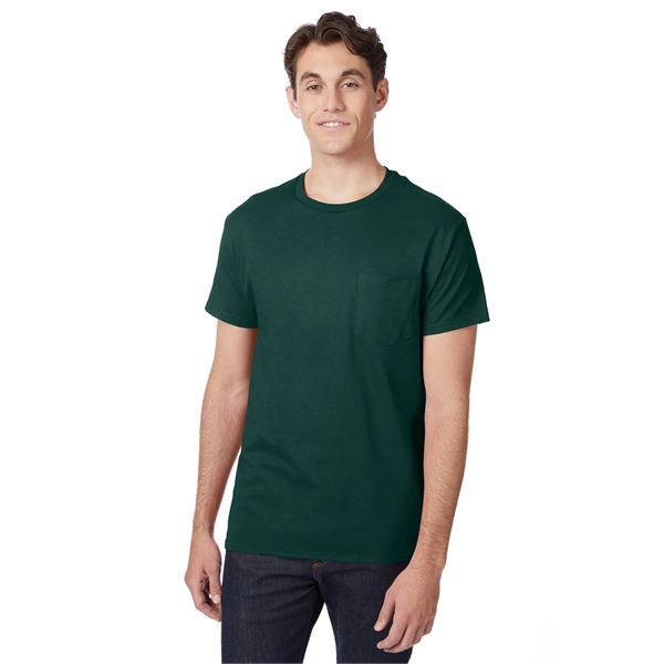 Hanes Men's Authentic-T Pocket T-Shirt - Hanes Men's Authentic-T Pocket T-Shirt - Image 72 of 107