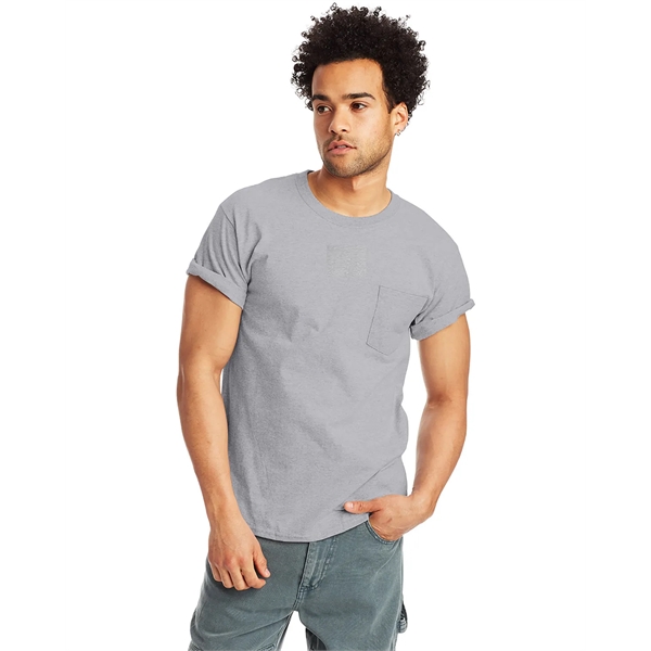 Hanes Men's Authentic-T Pocket T-Shirt - Hanes Men's Authentic-T Pocket T-Shirt - Image 80 of 107