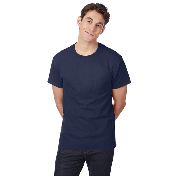 Hanes Men's Authentic-T Pocket T-Shirt - Hanes Men's Authentic-T Pocket T-Shirt - Image 88 of 107