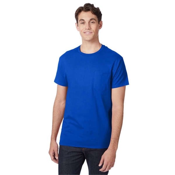 Hanes Men's Authentic-T Pocket T-Shirt - Hanes Men's Authentic-T Pocket T-Shirt - Image 92 of 107