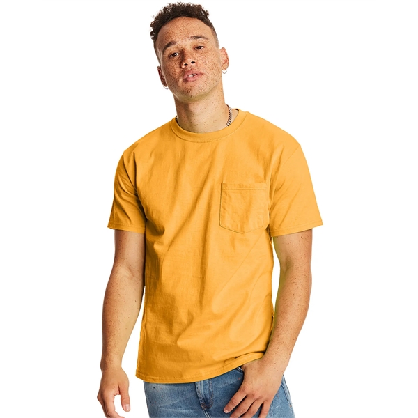 Hanes Men's Authentic-T Pocket T-Shirt - Hanes Men's Authentic-T Pocket T-Shirt - Image 96 of 107