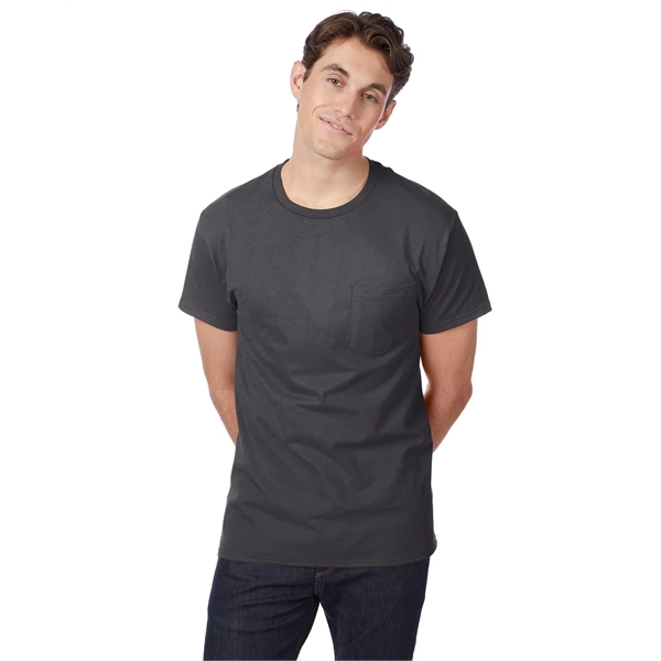 Hanes Men's Authentic-T Pocket T-Shirt - Hanes Men's Authentic-T Pocket T-Shirt - Image 104 of 107