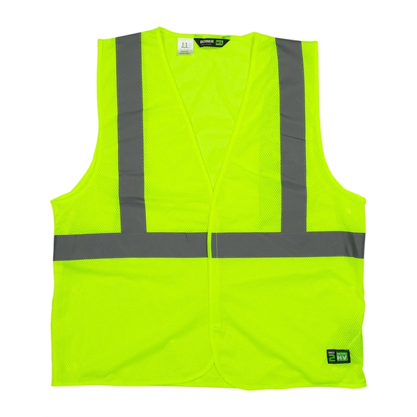 Berne Adult Hi-Vis Class 2 Economy Vest - Berne Adult Hi-Vis Class 2 Economy Vest - Image 2 of 4