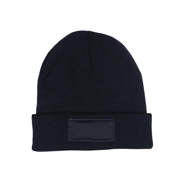 Prime Line Knit Beanie With Patch - Prime Line Knit Beanie With Patch - Image 3 of 9
