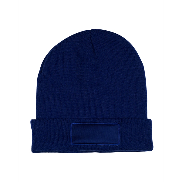 Prime Line Knit Beanie With Patch - Prime Line Knit Beanie With Patch - Image 7 of 9